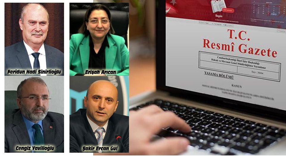 Atamalar ve görevden alma kararları Resmi Gazete'de yayımlandı