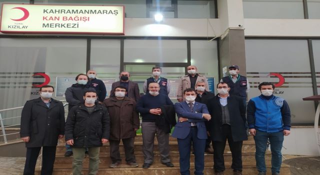 Kahramanmaraş’ta kan bağışına büyük destek
