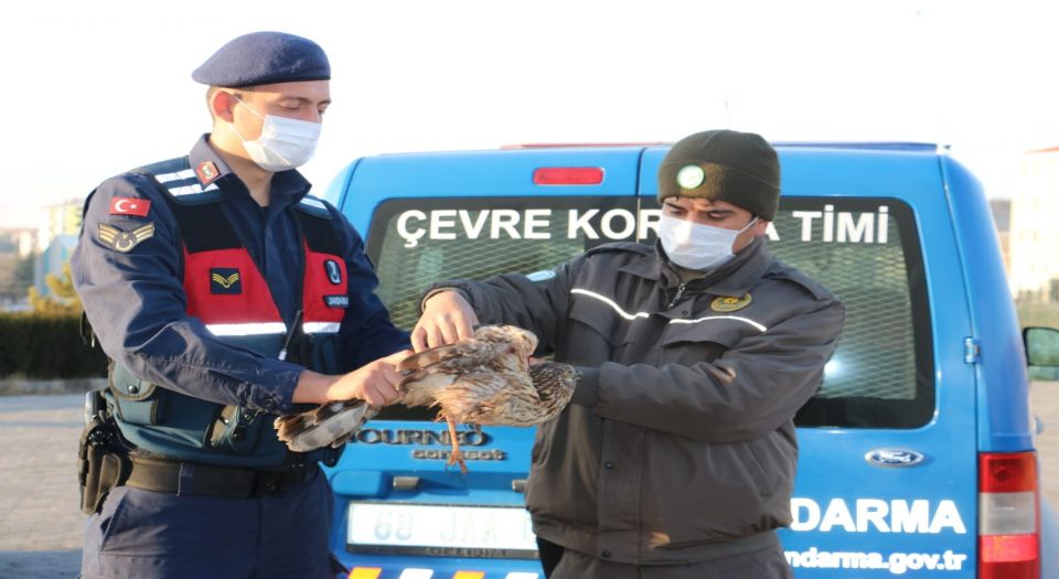 Aksaray Jandarması'ndan şefkat eli