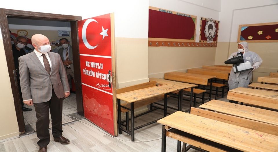 Kayseri Kocasinan'da okullarda sağlıklı mesai